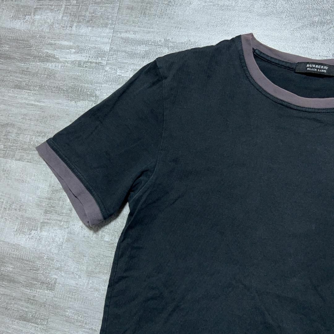 BURBERRY BLACK LABEL(バーバリーブラックレーベル)のBURBERRY バーバリーブラックレーベル Tシャツ 黒 サーフィン ロゴ 2 メンズのトップス(Tシャツ/カットソー(半袖/袖なし))の商品写真