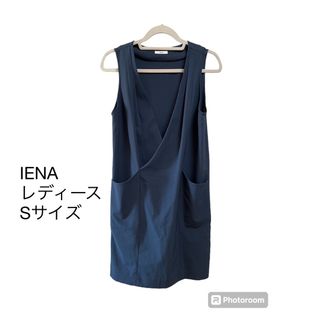 イエナ(IENA)のIENA レディース　36 とろみ　ワンピース　Ｖネック(ひざ丈ワンピース)