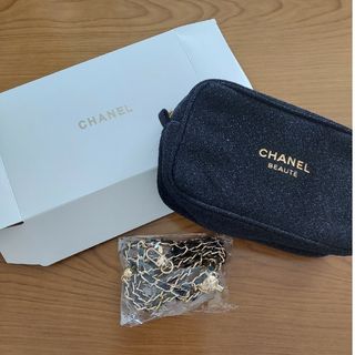 CHANEL　ノベルティ　ノベルティー　ポーチ　ショルダー