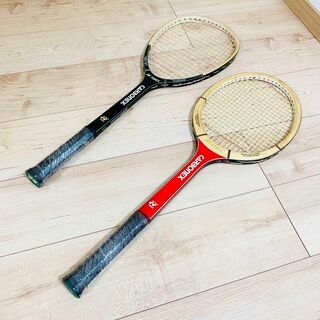 ★激レア★ヨネックス カーボネックス 硬式&軟式 レトロ木製テニスラケット 2本(ラケット)