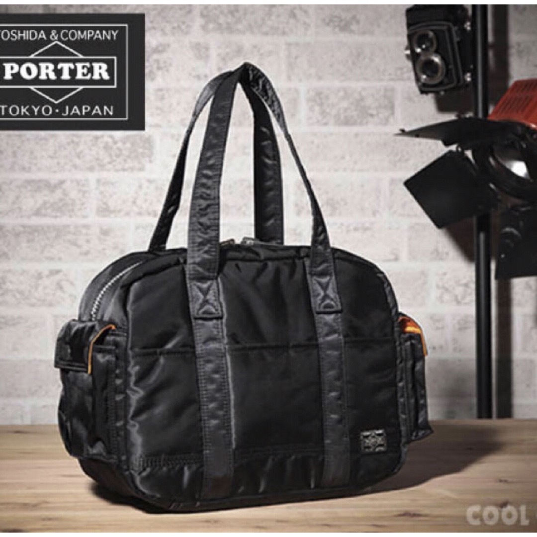 PORTER タンカー ミニボストンバッグ 黒 吉田カバン 日本製 美品 PORTER タンカー ミニボストンバッグ 黒 吉田カバン 日本製 美品