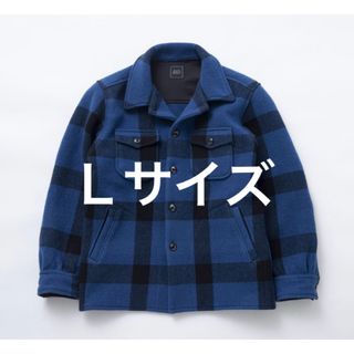 ラッツ(RATS)の【RATS】BUFFALO CHECK SHIRT JKT ブルー Ｌ(ブルゾン)