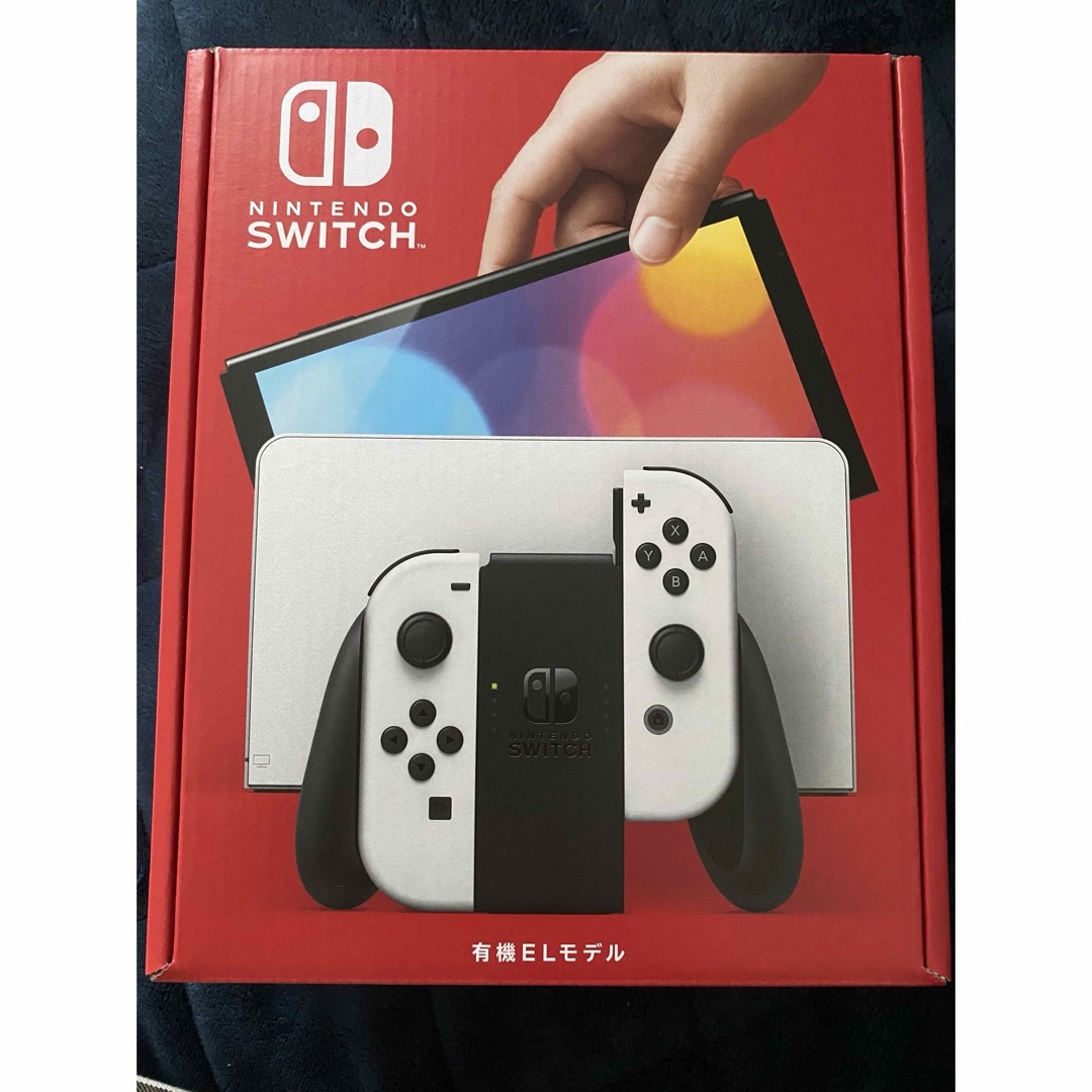 Nintendo Switch(ニンテンドースイッチ)の新品　Nintendo Switch 本体 有機ELモデル ホワイト エンタメ/ホビーのゲームソフト/ゲーム機本体(家庭用ゲーム機本体)の商品写真
