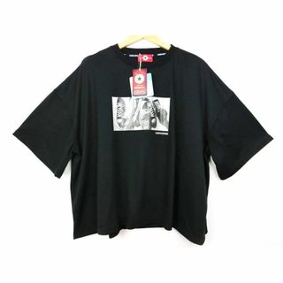 CONVERSE - 未使用 CONVERSE 吸水速乾 ドライメッシュ Tシャツ LLサイズ 黒