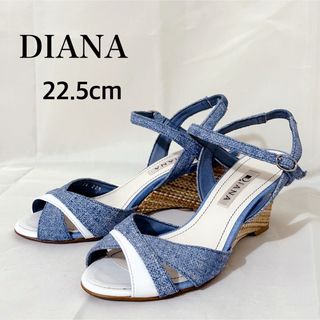 ダイアナ(DIANA)の【美品】DIANAダイアナ　アンクルストラップサンダル(サンダル)