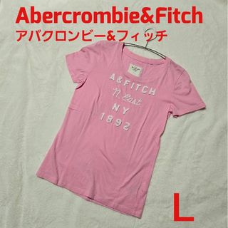 アバクロンビーアンドフィッチ(Abercrombie&Fitch)のAbercrombie&Fitch アバクロンビー&フィッチ Tシャツ ピンク(Tシャツ/カットソー(半袖/袖なし))