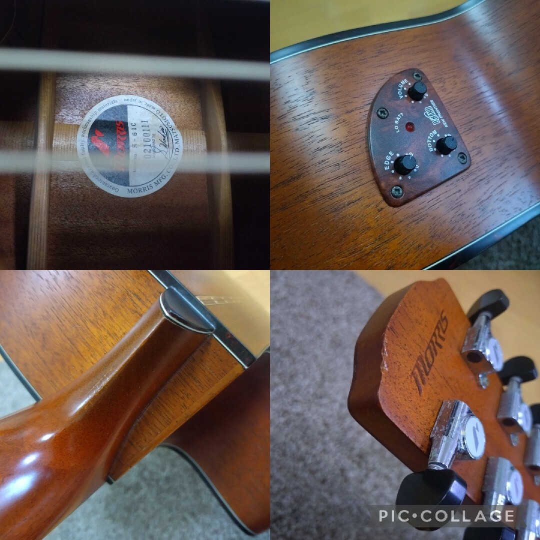 Morris S-61C エレアコ アコースティックギター 楽器のギター(アコースティックギター)の商品写真