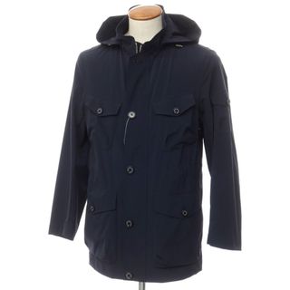 【中古】マッキントッシュ ロンドン MACKINTOSH LONDON ナイロン フーデッド シェルジャケット ネイビー【サイズ38】【メンズ】(マウンテンパーカー)