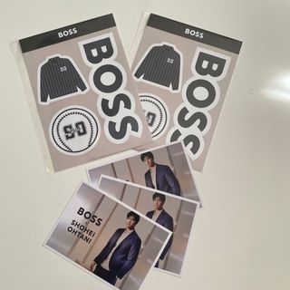 ボス(BOSS)の大谷BOSSステッカー　非売品(ノベルティグッズ)