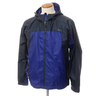 Columbia - 【中古】コロンビア Columbia ポリエステルナイロン ジップアップ シェルジャケット ライトネイビー系xダークグレー【サイズM】【メンズ】