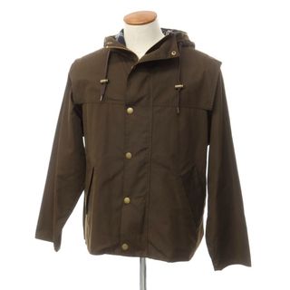 バーブァー(Barbour)の【中古】【未使用】バーブァー Barbour TRANSPORT nano universe別注 ポリエステルコットン フィールドジャケット オリーブブラウン【サイズ38】【メンズ】(ブルゾン)