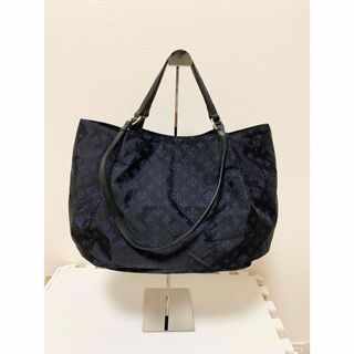 russet ラシット 2way ハンドバッグ　トートバッグ　ネイビー