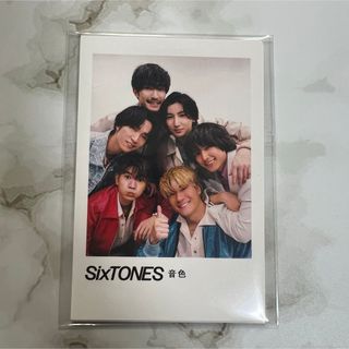 ストーンズ(SixTONES)の【未開封】SixTONES 音色　特典　ポロライド(アイドルグッズ)