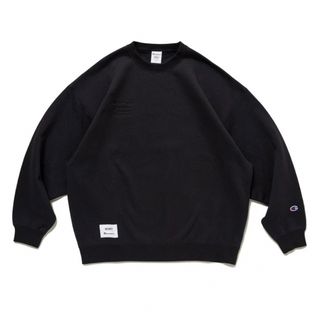 チャンピオン(Champion)のWtaps x Champion Academy Crew Neck Black(スウェット)