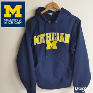 ジャージーズ(JERZEES)のミシガン 大学 Michigan カレッジ ロゴドン 90s ヴィンテージ(パーカー)