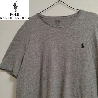 POLO RALPH LAUREN - ポロラルフローレン ポニーロゴ刺繍  　霜降りグレー　Tシャツ