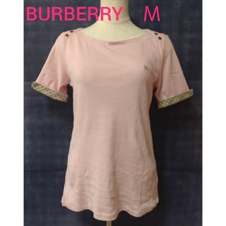 バーバリーブルーレーベル(BURBERRY BLUE LABEL)の☺セール☺ バーバリー トップス ピンク 38(カットソー(半袖/袖なし))