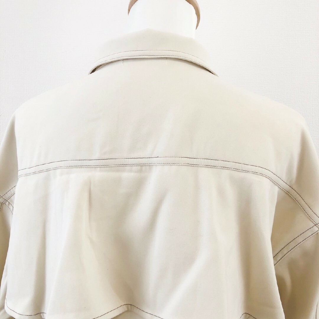 natural couture(ナチュラルクチュール)のナチュラルクチュール　ジャケット　F　アイボリー　オフィスカジュアル　きれいめ レディースのジャケット/アウター(その他)の商品写真