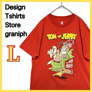 Design Tshirts Store graniph - graniph トムとジェリー コラボ 半袖 Tシャツ ユニセックスキャラクター