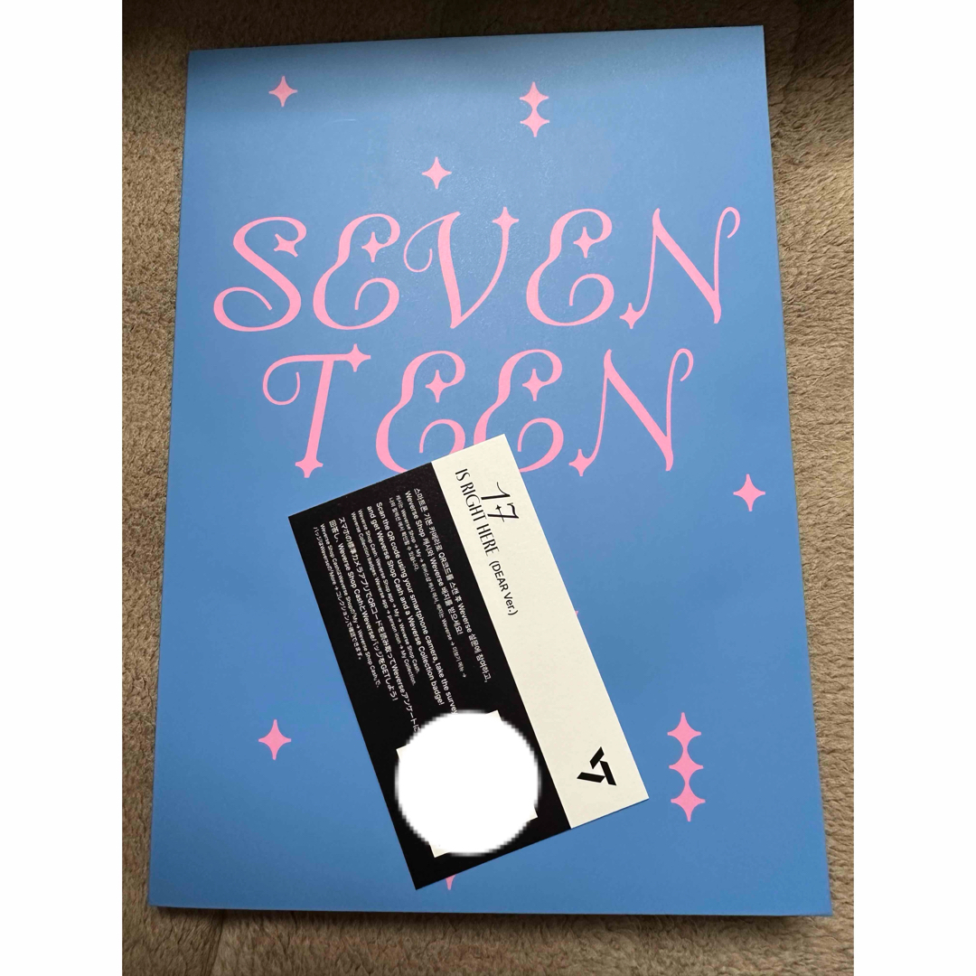 SEVENTEEN(セブンティーン)のSEVENTEEN 17 IS RIGHT HERE CDのみ エンタメ/ホビーのCD(K-POP/アジア)の商品写真