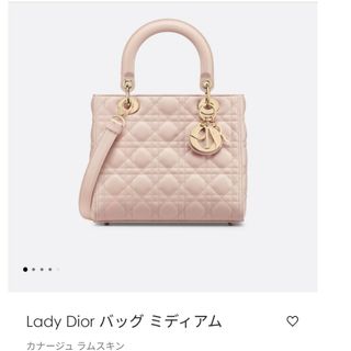 Dior - レディディオール　バッグ　ミディアム