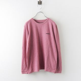 パタゴニア(patagonia)のパタゴニア Patagonia リサイクルコットン 長袖Tシャツ S/ピンク トップス【2400013851466】(Tシャツ(長袖/七分))