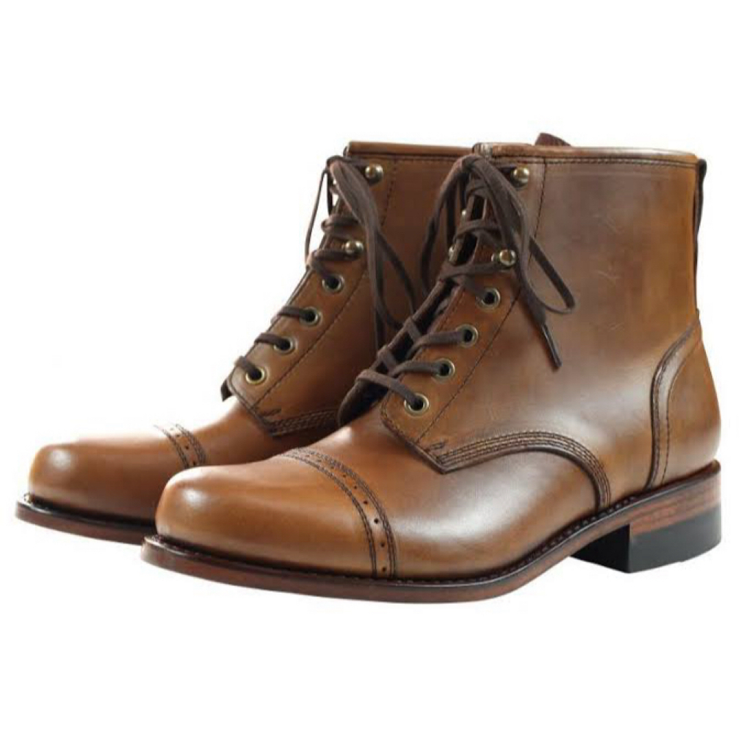 RRL - 新品 箱付 JULIAN BOOTS ジュリアンブーツ US8.5 ナチュラルの RRL - 新品 箱付 JULIAN BOOTS ジュリアンブーツ US8.5 ナチュラルの