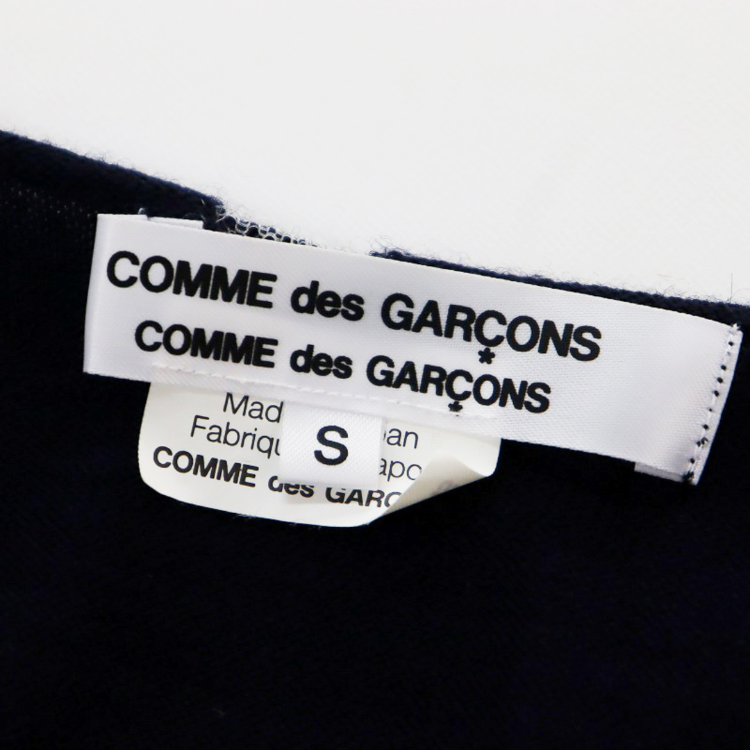 COMME des GARCONS(コムデギャルソン)のコムコム コムデギャルソン COMME des GARCONS メッシュドット ウール ニット プルオーバー S/ネイビー 長袖 ロング【2400013850711】 レディースのトップス(ニット/セーター)の商品写真