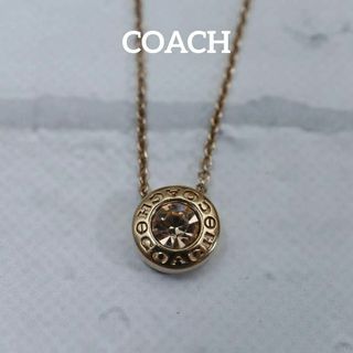 COACH - 【匿名配送】COACH コーチ ネックレス ゴールド ストーン 2