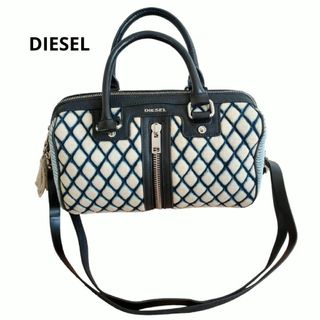 DIESEL - DIESEL デニム キルティング 2way ボストンバック レディース