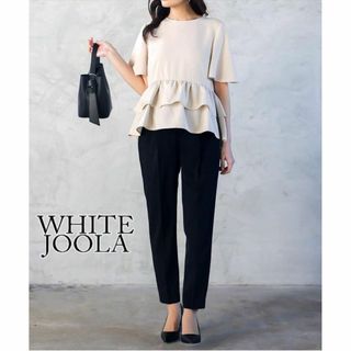 新品★WHITE JOOLA ティアードブラウス＆パンツ セットアップ(その他)