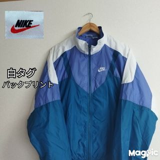 ナイキ(NIKE)のナイキ NIKE 90s マルチカラー ヴィンテージ 90s 刺繍ロゴ ナイロン(ナイロンジャケット)