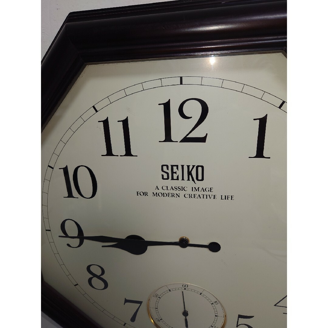 SEIKO(セイコー)の【特大】SEIKO セイコー 壁掛け時計 QUARTZ JAPAN KS421B インテリア/住まい/日用品のインテリア小物(掛時計/柱時計)の商品写真