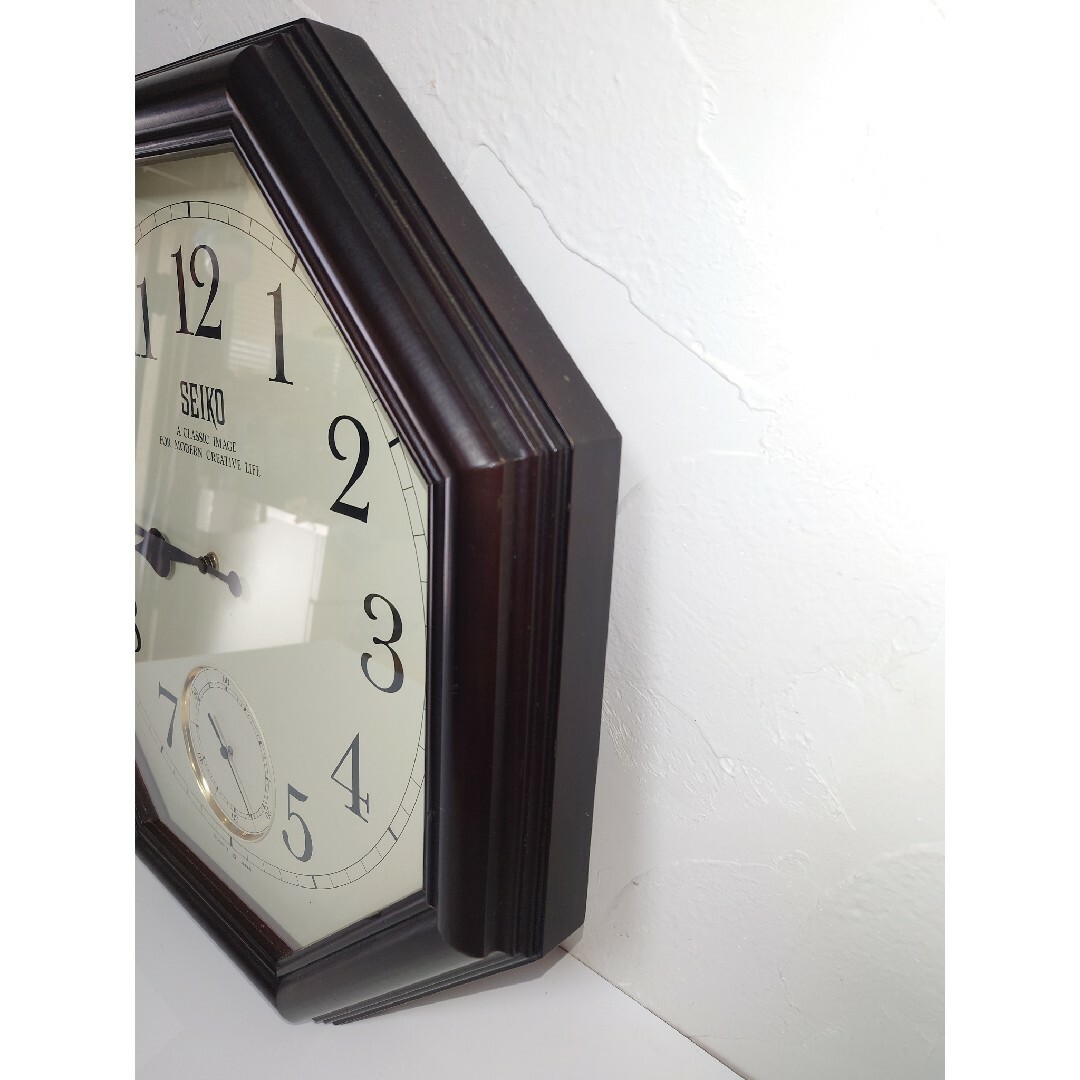 SEIKO(セイコー)の【特大】SEIKO セイコー 壁掛け時計 QUARTZ JAPAN KS421B インテリア/住まい/日用品のインテリア小物(掛時計/柱時計)の商品写真