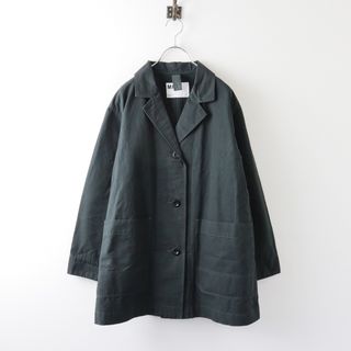 2023SS エムエイチエル マーガレットハウエル MHL WA-SHI COTTON PLAINWEAVE ワシコットンロングジャケット 2/黒系【2400013848824】(その他)