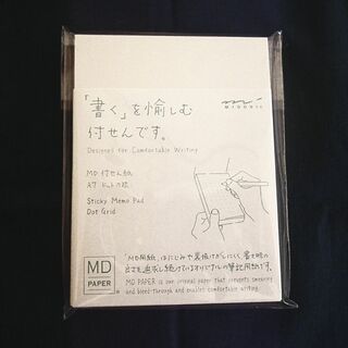 デザインフィル  ミドリ MD付せん紙 A7 ドット方眼(ノート/メモ帳/ふせん)