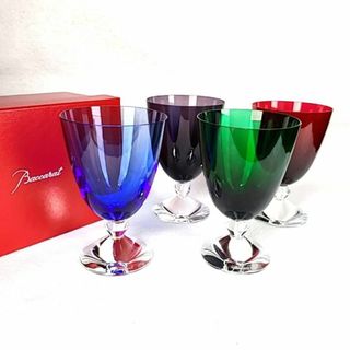 バカラ(Baccarat)の△美品 ◆ バカラ　ベガ　スモールグラス　4色　箱つき(グラス/カップ)