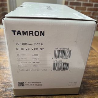 TAMRON - 【新品】TAMRON 70-180mm F2.8 Di II  望遠ズーム 