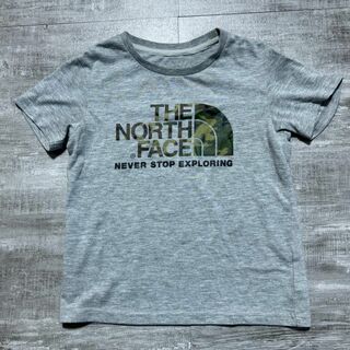 THE NORTH FACE - THE NORTH FACE ノースフェイス カモフラ Tシャツ 120 グレー