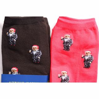 ポロラルフローレン(POLO RALPH LAUREN)のPOLOラルフローレン【2足セット／レディース】おしゃれなソックス【新品です】(ソックス)