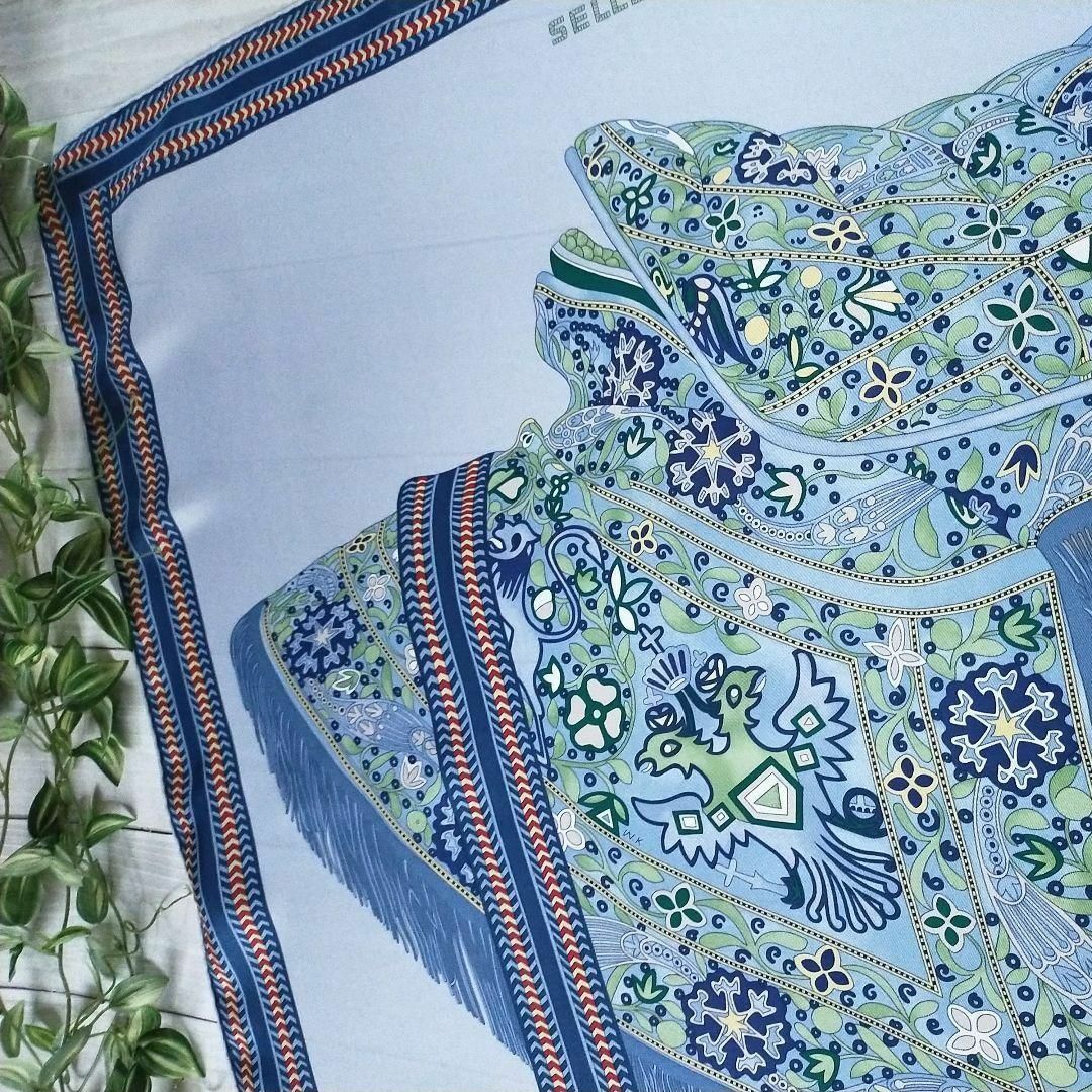 ☘️極美品☘️ HERMES エルメス セル デ ステップ スカーフ カレ ☘️極美品☘️ HERMES エルメス セル デ ステップ スカーフ カレ