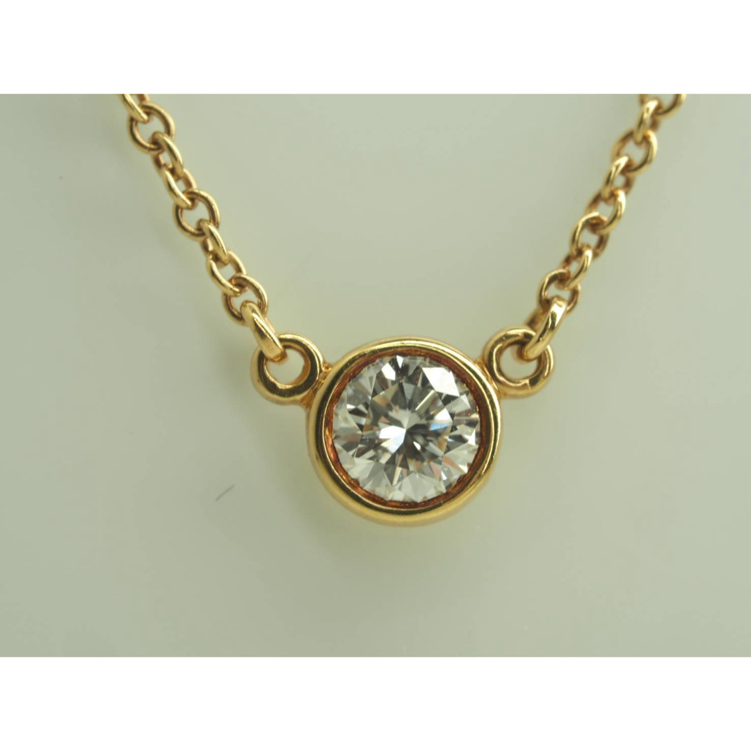 ◇TIFFANY&Co. ティファニーバイザヤード天然ダイヤネックレス750YG ◇TIFFANY&Co. ティファニーバイザヤード天然ダイヤネックレス750YG