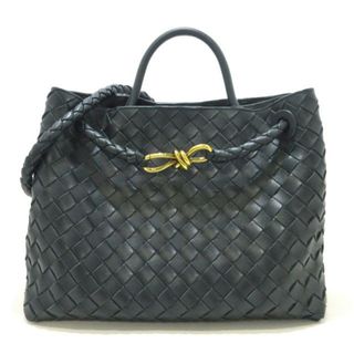 ボッテガヴェネタ(Bottega Veneta)のBOTTEGA VENETA(ボッテガヴェネタ) ショルダーバッグ美品  ミディアム アンディアーモ 766016 ダークグリーン 2WAY ナッパレザー(ショルダーバッグ)