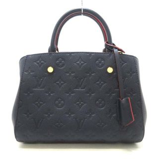 ルイヴィトン(LOUIS VUITTON)のLOUIS VUITTON(ルイヴィトン) ハンドバッグ モノグラム・アンプラント美品  モンテーニュ BB M42747 マリーヌルージュ アンプラント･レザー（皮革の種類：牛革）(ハンドバッグ)