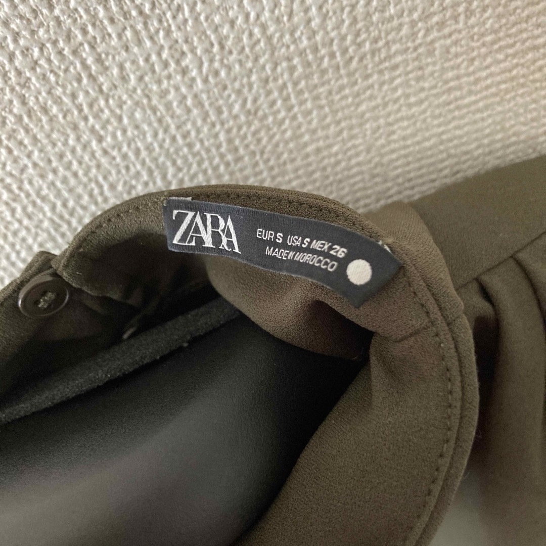 ZARA(ザラ)のZARA  ドレープネックロングワンピース　  サイズ9 レディースのワンピース(ロングワンピース/マキシワンピース)の商品写真