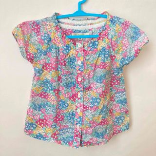 シップス(SHIPS)のSHIPS  花柄シャツ　半袖 ブラウス (シャツ/カットソー)