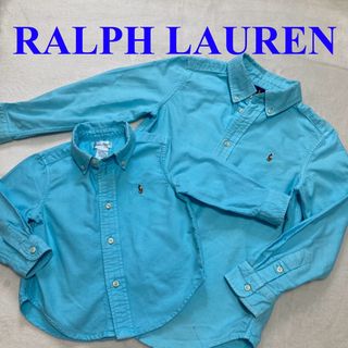 ポロラルフローレン(POLO RALPH LAUREN)のポロラルフローレン オックスフォードシャツ　兄弟　セット　長袖　お揃い　２点(シャツ/カットソー)