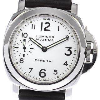 パネライ(PANERAI)のパネライ PANERAI PAM00003 ルミノール マリーナ スモールセコンド 手巻き メンズ 良品 _813450(腕時計(アナログ))