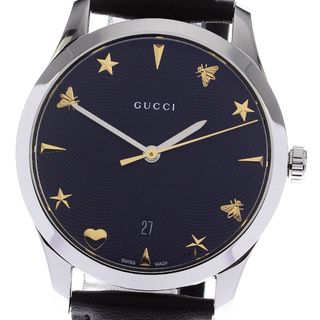 グッチ(Gucci)のグッチ GUCCI 126.4/YA1264029 Ｇタイムレス デイト クォーツ ボーイズ 良品 _742890(腕時計(アナログ))