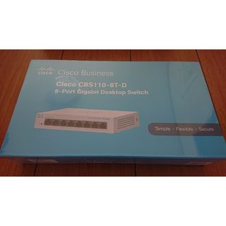 シスコシステムズ(CISCO)のCISCO SYSTEMS 法人向け スイッチングハブ 8ポート CBS110…(PC周辺機器)